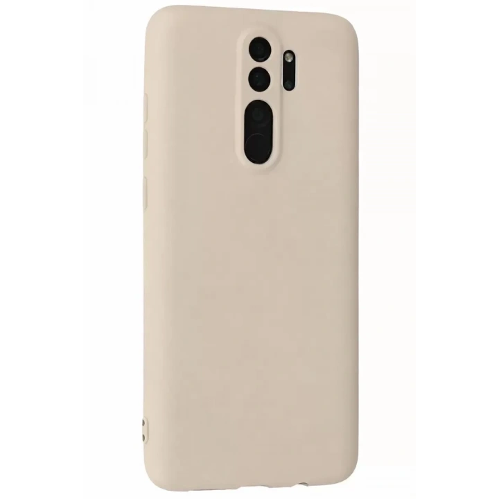 Mey İthalat®   Redmi Note 8 Pro Kılıf First Silikon - Krem
