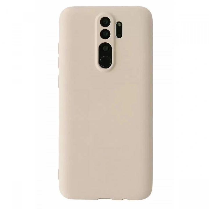 Mey İthalat®   Redmi Note 8 Pro Kılıf First Silikon - Krem