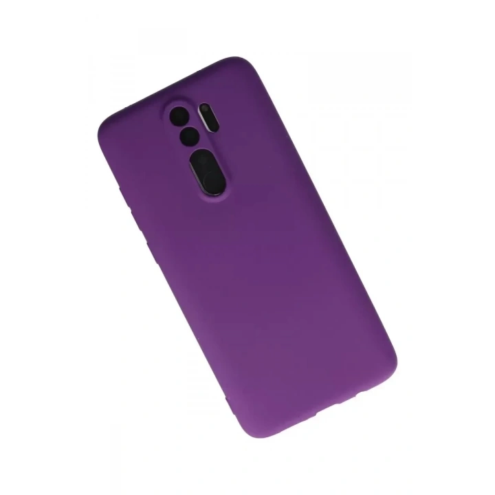 Mey İthalat®   Redmi Note 8 Pro Kılıf First Silikon - Mor