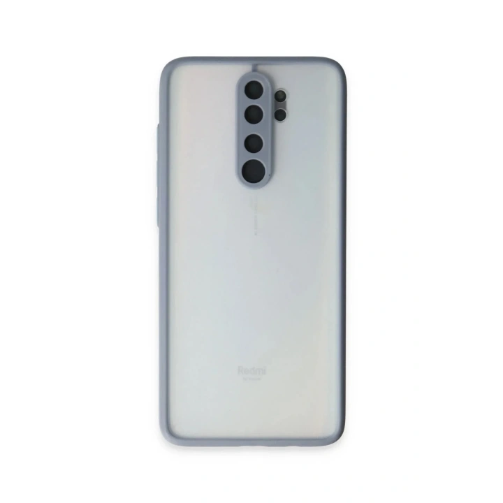 Mey İthalat®   Redmi Note 8 Pro Kılıf Montreal Silikon Kapak - Gri
