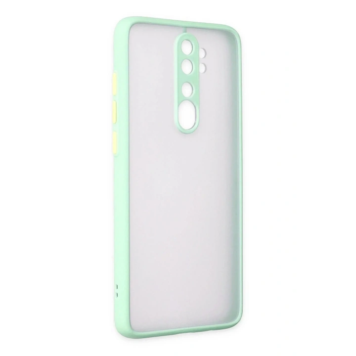 Mey İthalat®   Redmi Note 8 Pro Kılıf Montreal Silikon Kapak - Turkuaz