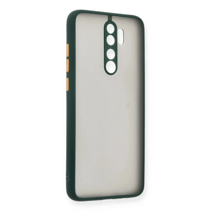 Mey İthalat®   Redmi Note 8 Pro Kılıf Montreal Silikon Kapak - Yeşil