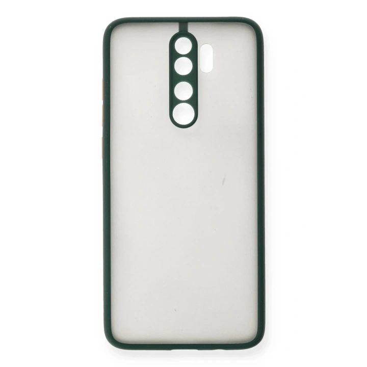 Mey İthalat®   Redmi Note 8 Pro Kılıf Montreal Silikon Kapak - Yeşil