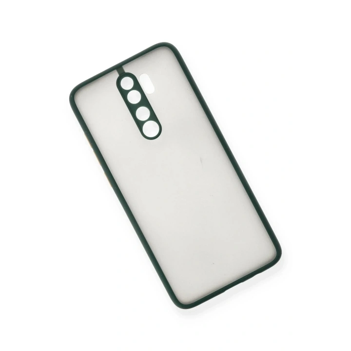 Mey İthalat®   Redmi Note 8 Pro Kılıf Montreal Silikon Kapak - Yeşil