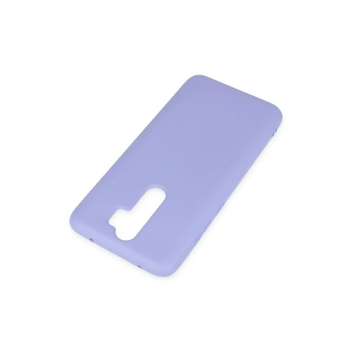 Mey İthalat®   Redmi Note 8 Pro Kılıf Nano içi Kadife Silikon - Lila