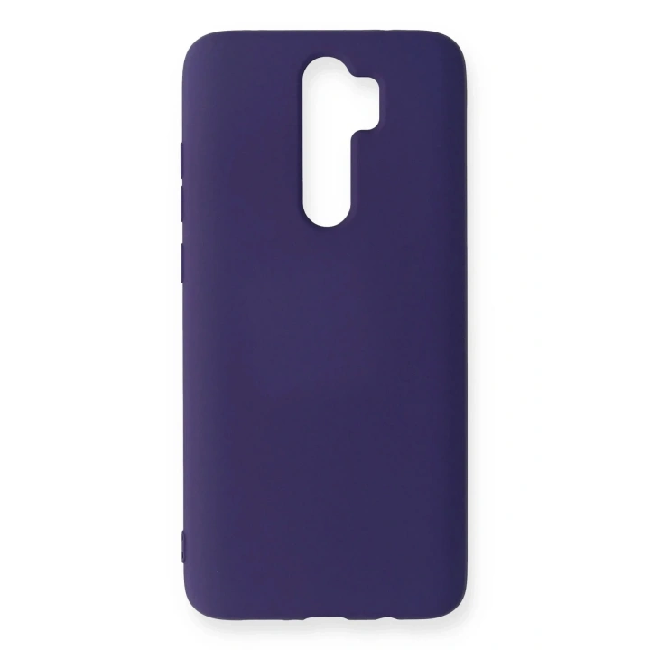 Mey İthalat®   Redmi Note 8 Pro Kılıf Nano içi Kadife Silikon - Mor