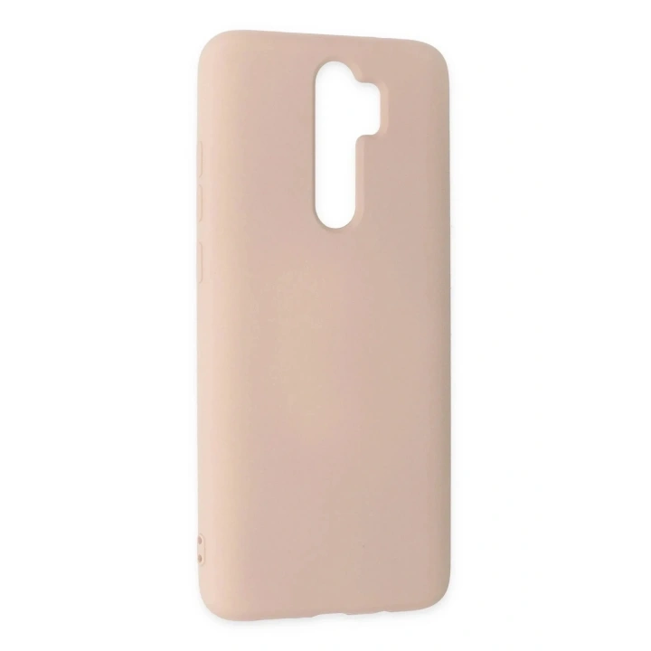 Mey İthalat®   Redmi Note 8 Pro Kılıf Nano içi Kadife Silikon - Pudra