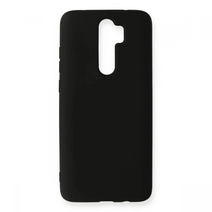 Mey İthalat®   Redmi Note 8 Pro Kılıf Nano içi Kadife Silikon - Siyah