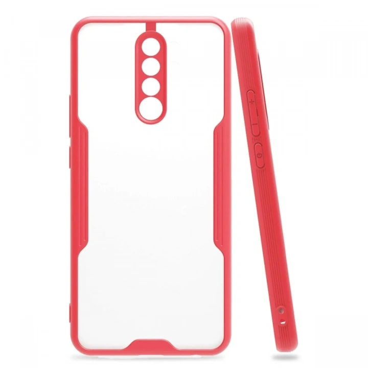 Mey İthalat®   Redmi Note 8 Pro Kılıf Platin Silikon - Pembe