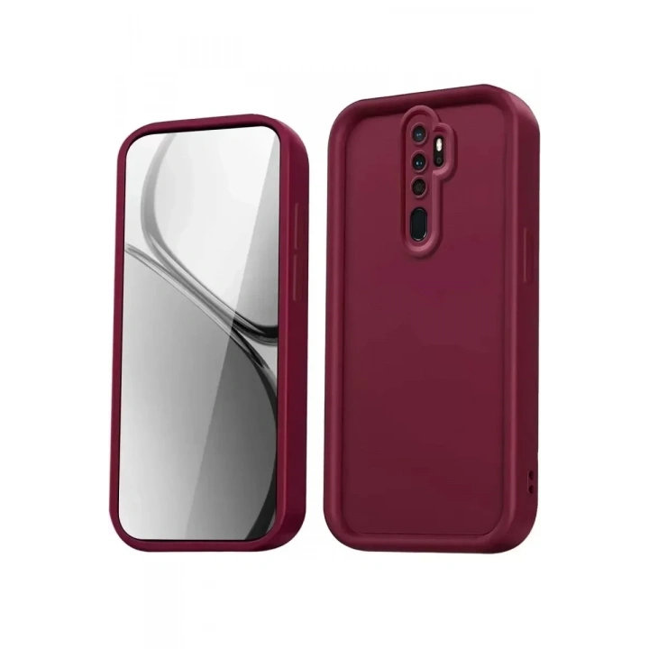 Mey İthalat®   Redmi Note 8 Pro Kılıf Viera Silikon - Bordo