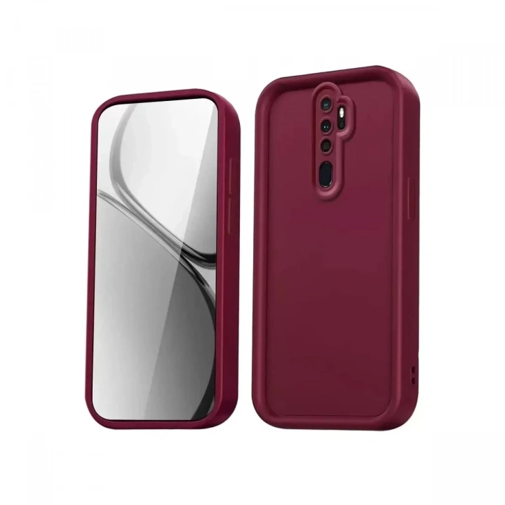 Mey İthalat®   Redmi Note 8 Pro Kılıf Viera Silikon - Bordo