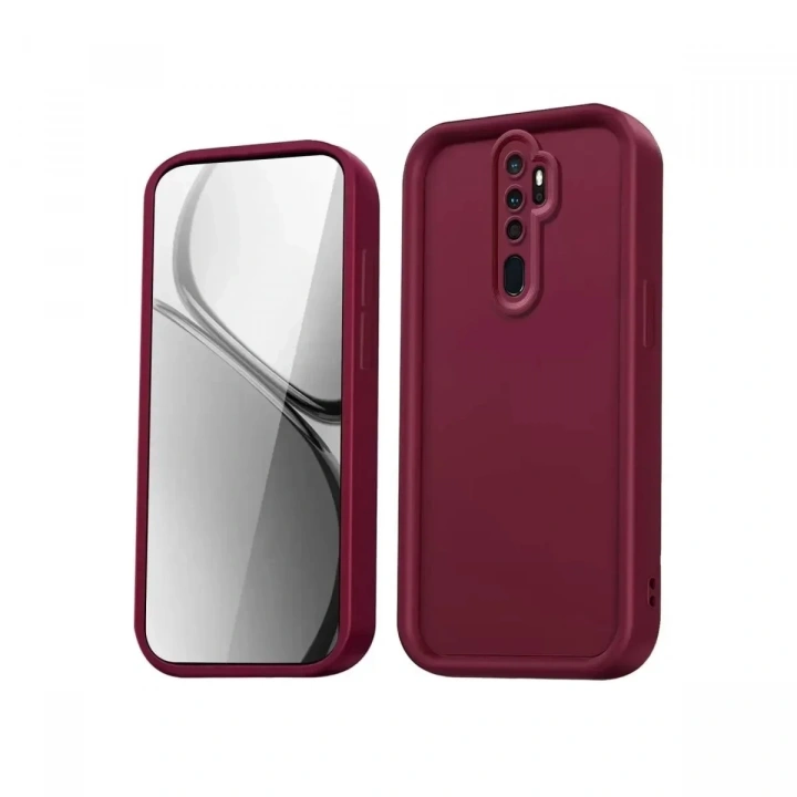 Mey İthalat®   Redmi Note 8 Pro Kılıf Viera Silikon - Bordo