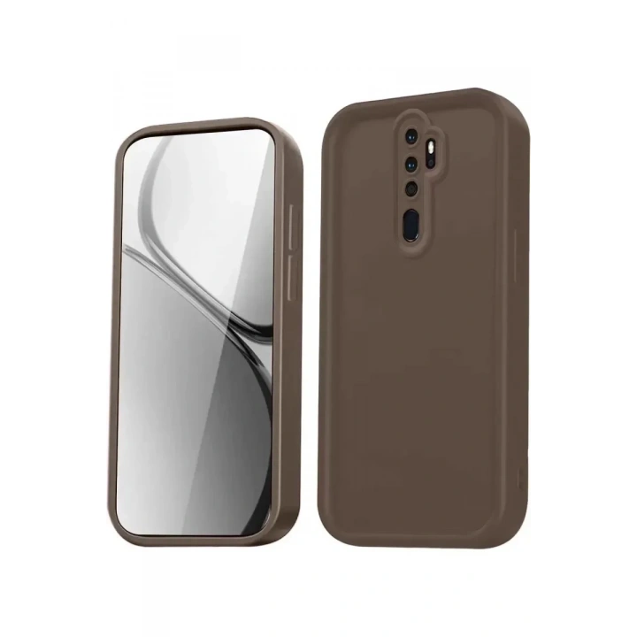 Mey İthalat®   Redmi Note 8 Pro Kılıf Viera Silikon - Kahverengi