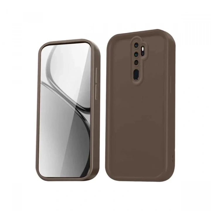 Mey İthalat®   Redmi Note 8 Pro Kılıf Viera Silikon - Kahverengi