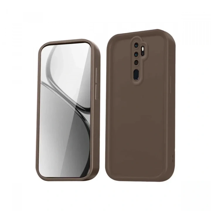 Mey İthalat®   Redmi Note 8 Pro Kılıf Viera Silikon - Kahverengi