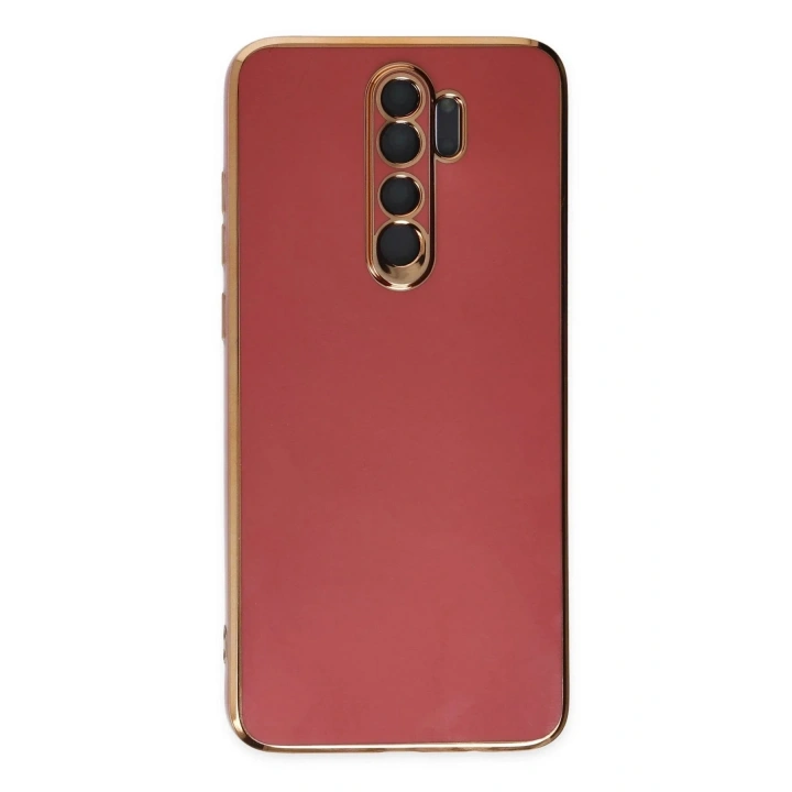 Mey İthalat®   Redmi Note 8 Pro Kılıf Volet Silikon - Kırmızı