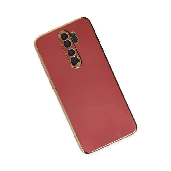Mey İthalat®   Redmi Note 8 Pro Kılıf Volet Silikon - Kırmızı