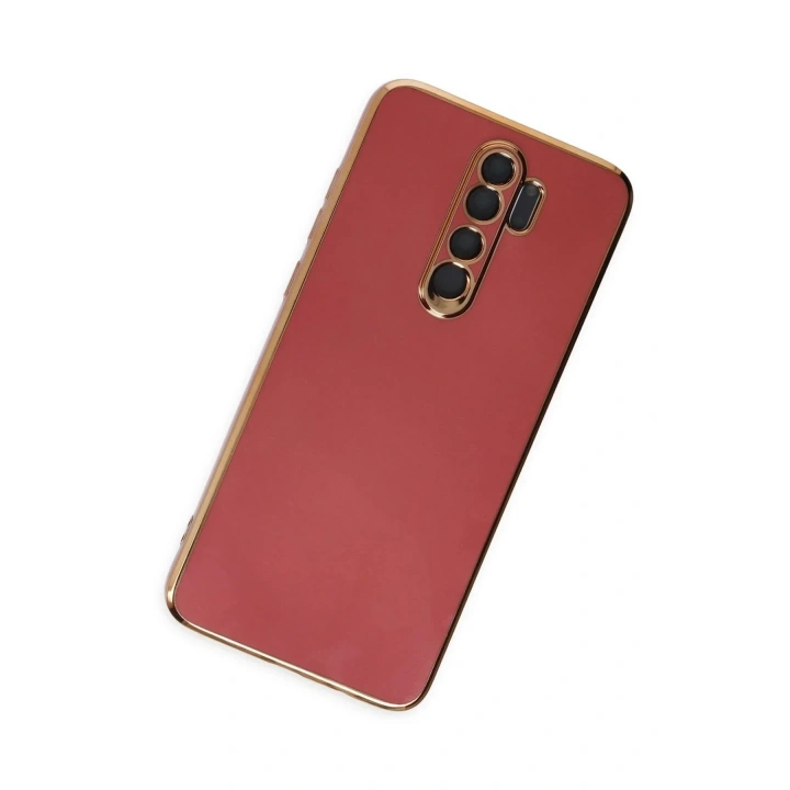 Mey İthalat®   Redmi Note 8 Pro Kılıf Volet Silikon - Kırmızı