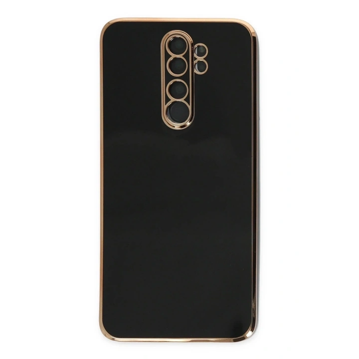 Mey İthalat®   Redmi Note 8 Pro Kılıf Volet Silikon - Siyah