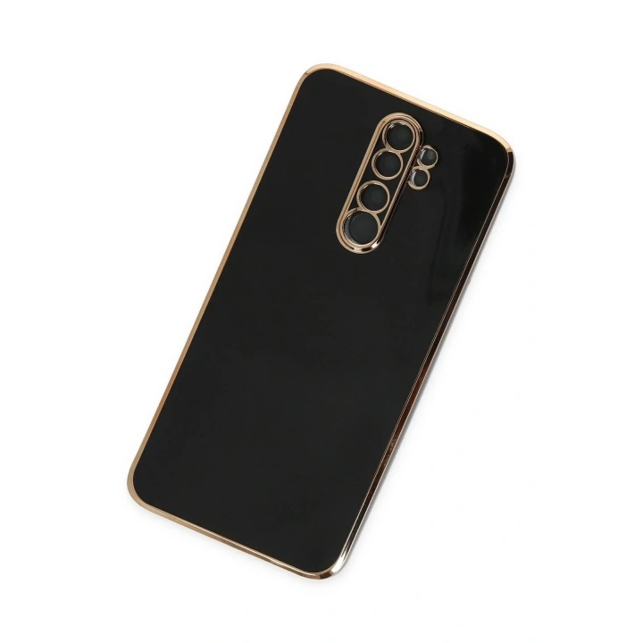 Mey İthalat®   Redmi Note 8 Pro Kılıf Volet Silikon - Siyah