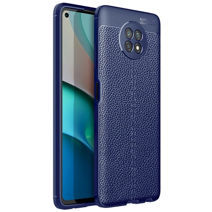 Mey İthalat®   Redmi Note 9 5G Kılıf Auto Focus Kapak - Lacivert