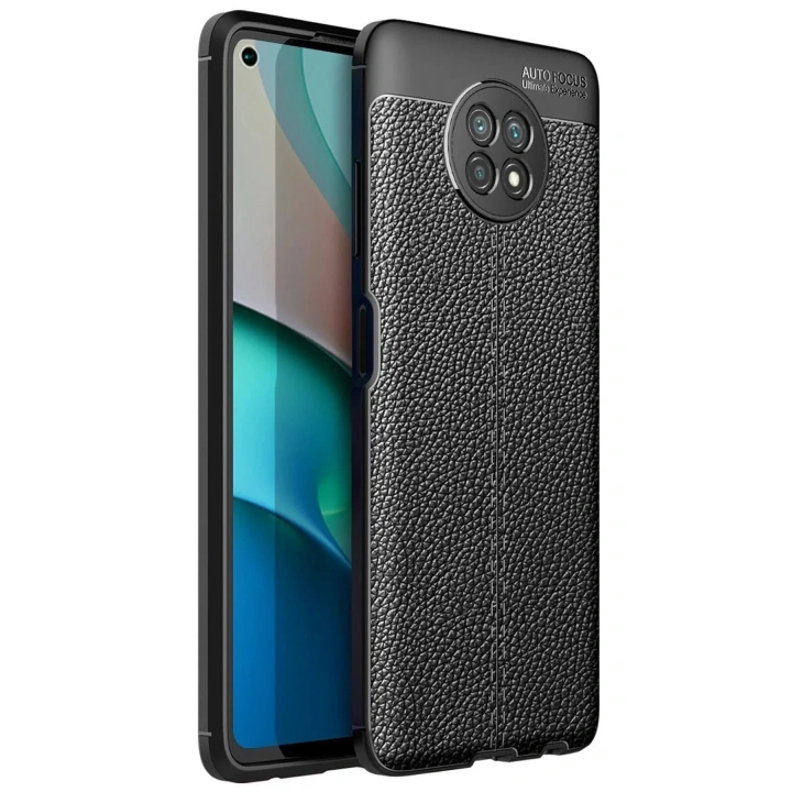 Mey İthalat®   Redmi Note 9 5G Kılıf Auto Focus Kapak - Siyah