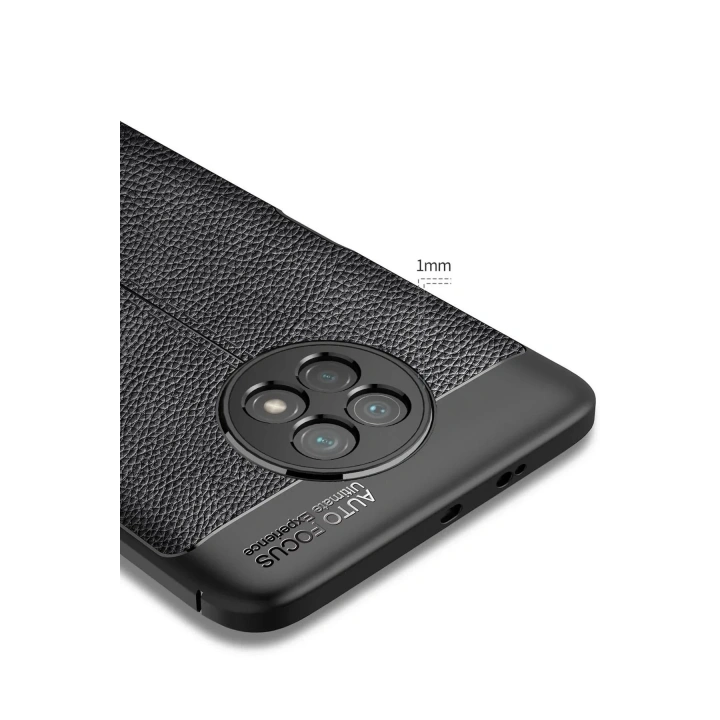 Mey İthalat®   Redmi Note 9 5G Kılıf Auto Focus Kapak - Siyah