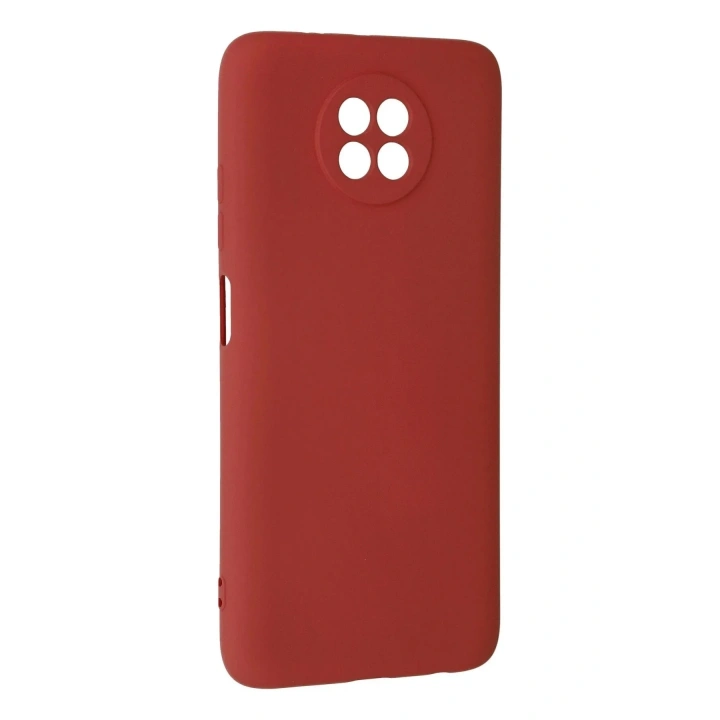 Mey İthalat®   Redmi Note 9 5G Kılıf Nano içi Kadife Silikon - Kiremit