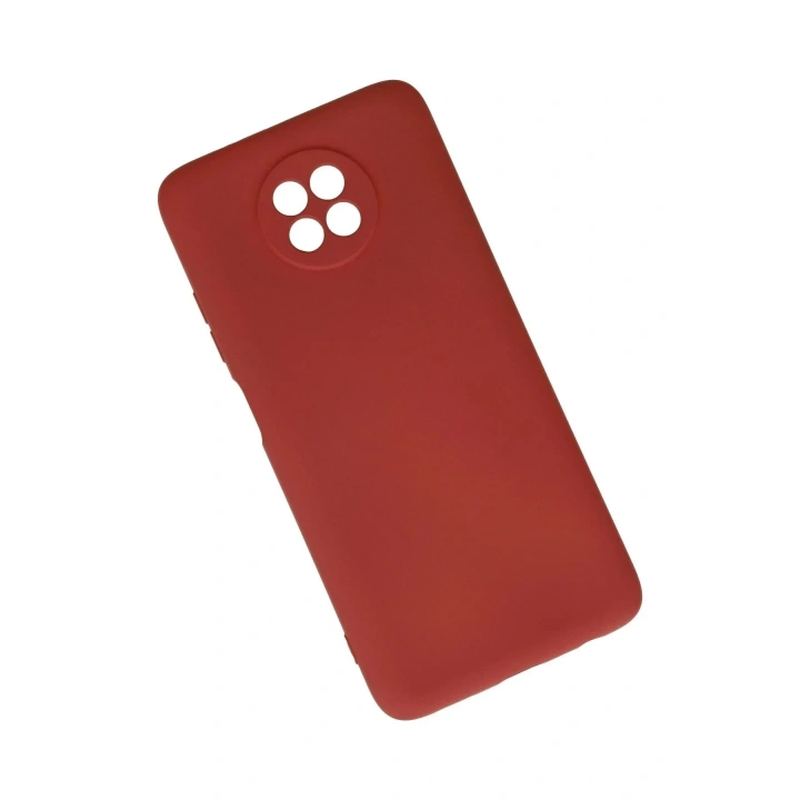 Mey İthalat®   Redmi Note 9 5G Kılıf Nano içi Kadife Silikon - Kiremit