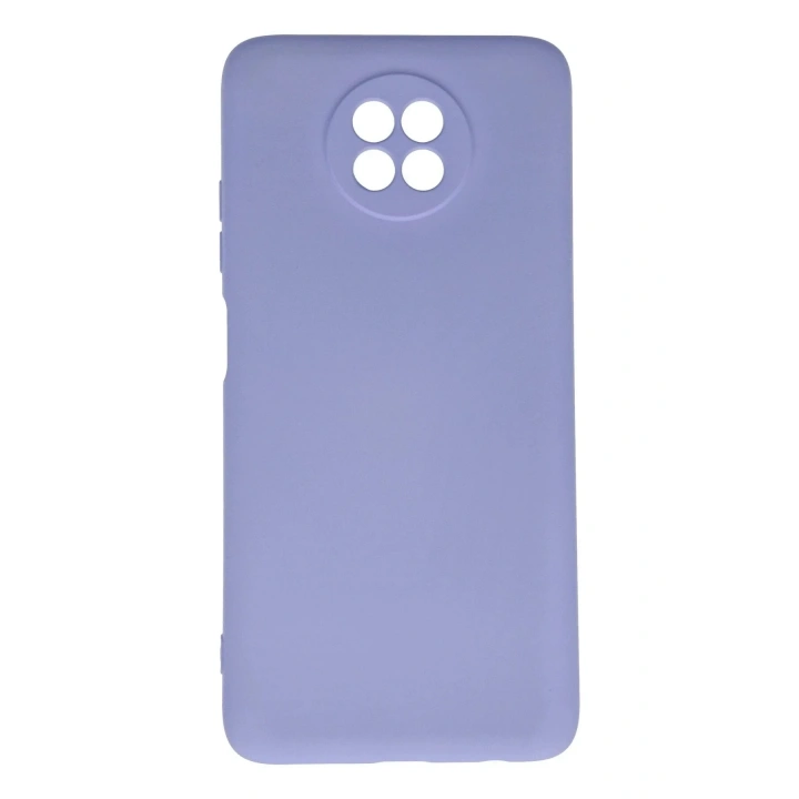 Mey İthalat®   Redmi Note 9 5G Kılıf Nano içi Kadife Silikon - Lila