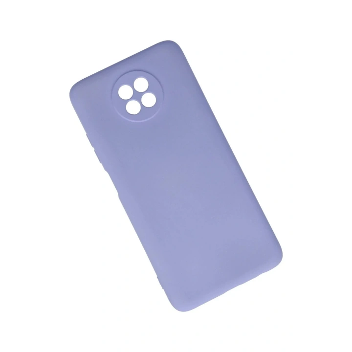 Mey İthalat®   Redmi Note 9 5G Kılıf Nano içi Kadife Silikon - Lila