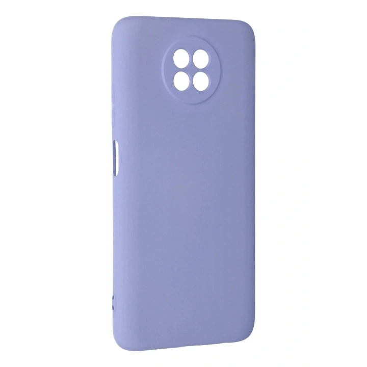 Mey İthalat®   Redmi Note 9 5G Kılıf Nano içi Kadife Silikon - Lila