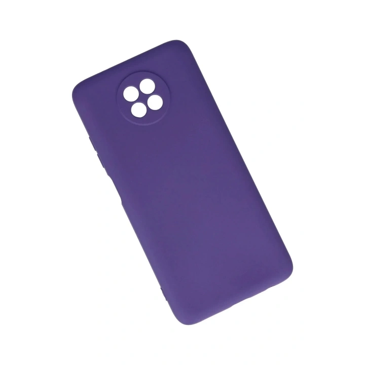 Mey İthalat®   Redmi Note 9 5G Kılıf Nano içi Kadife Silikon - Mor