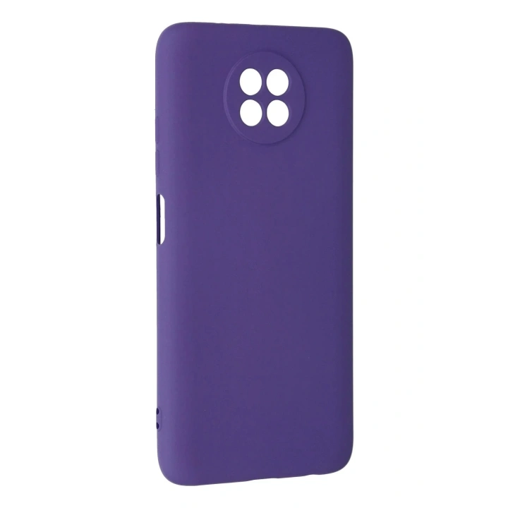 Mey İthalat®   Redmi Note 9 5G Kılıf Nano içi Kadife Silikon - Mor