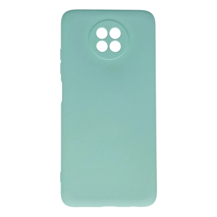 Mey İthalat®   Redmi Note 9 5G Kılıf Nano içi Kadife Silikon - Turkuaz