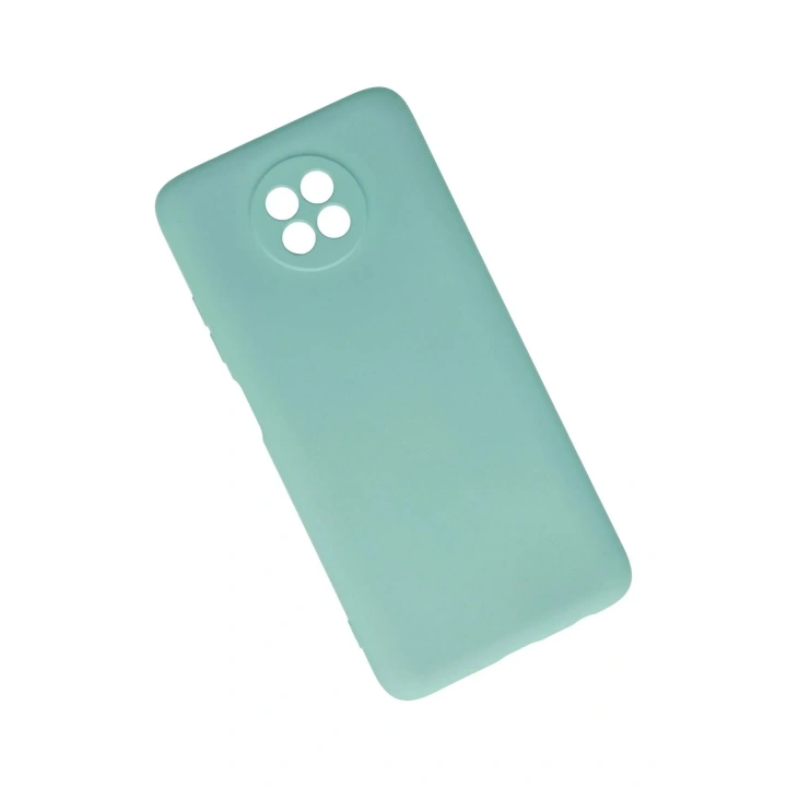 Mey İthalat®   Redmi Note 9 5G Kılıf Nano içi Kadife Silikon - Turkuaz