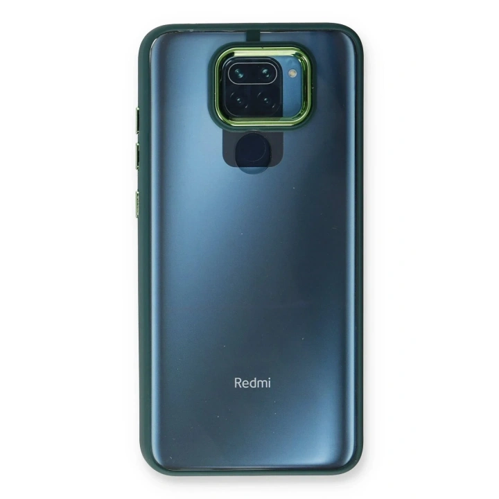 Mey İthalat®   Redmi Note 9 Kılıf Dora Kapak - Haki Yeşil