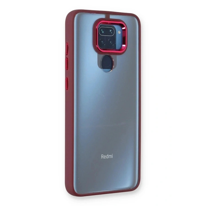 Mey İthalat®   Redmi Note 9 Kılıf Dora Kapak - Kırmızı