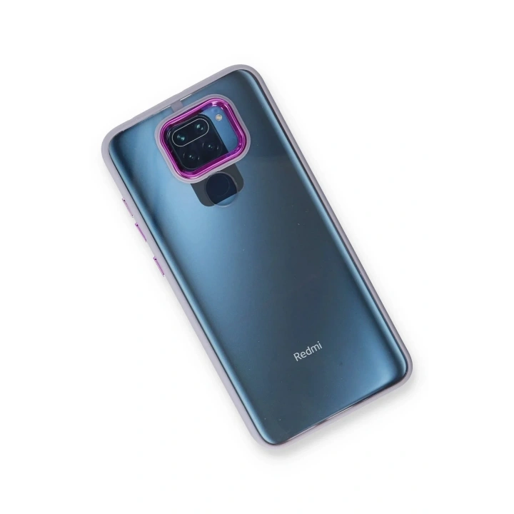 Mey İthalat®   Redmi Note 9 Kılıf Dora Kapak - Lila