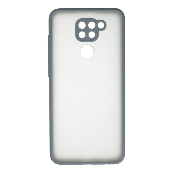 Mey İthalat®   Redmi Note 9 Kılıf Montreal Silikon Kapak - Gri