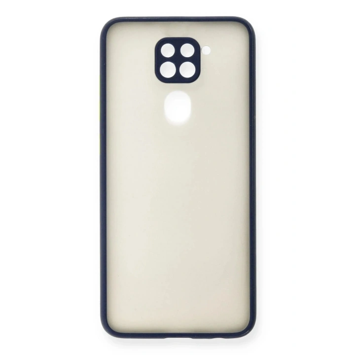 Mey İthalat®   Redmi Note 9 Kılıf Montreal Silikon Kapak - Lacivert
