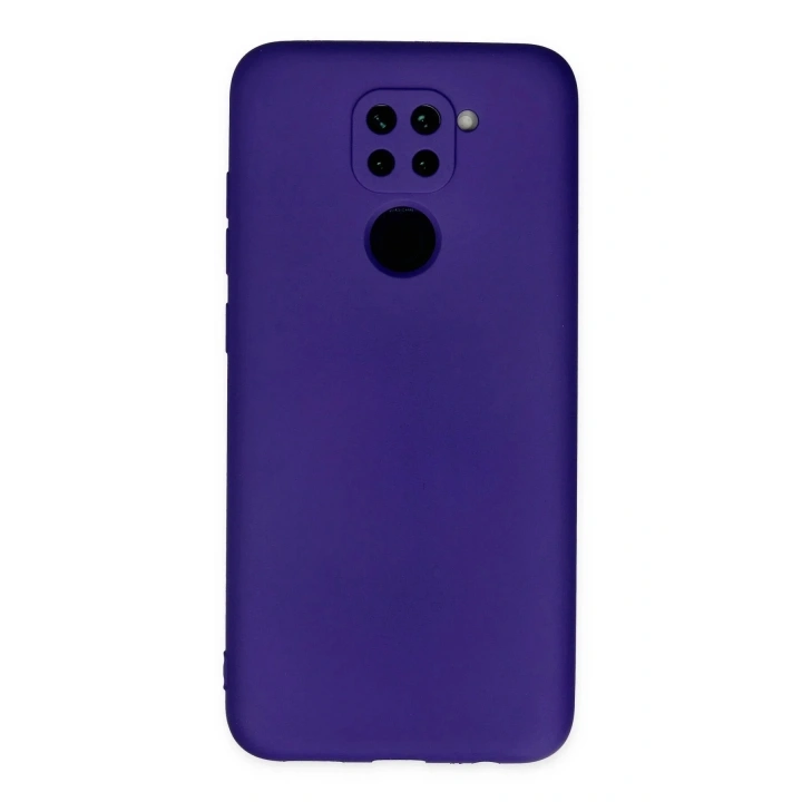 Mey İthalat®   Redmi Note 9 Kılıf Nano içi Kadife Silikon - Mor