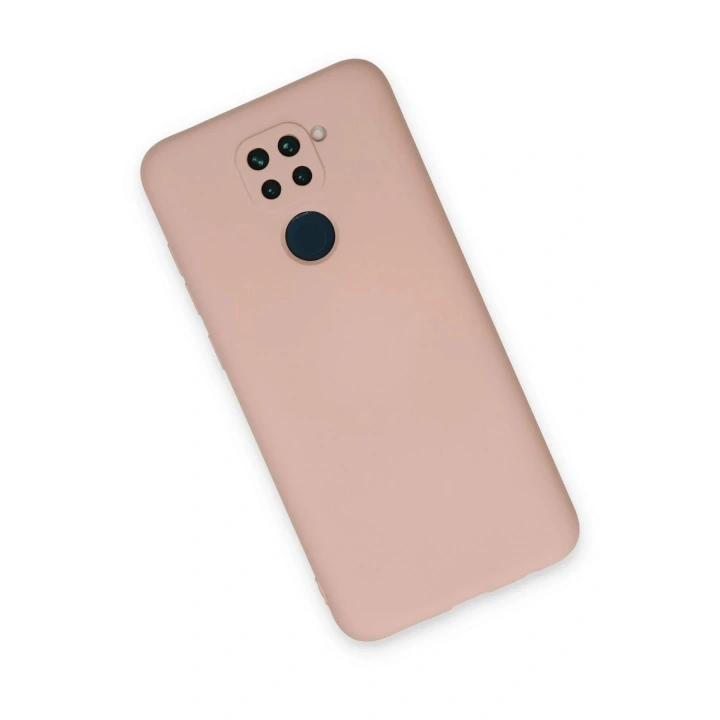 Mey İthalat®   Redmi Note 9 Kılıf Nano içi Kadife Silikon - Pudra