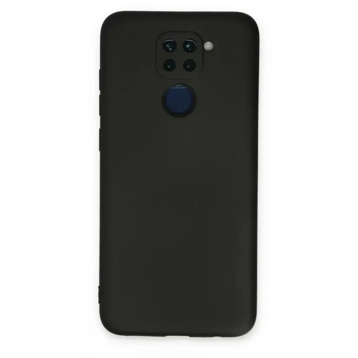 Mey İthalat®   Redmi Note 9 Kılıf Nano içi Kadife Silikon - Siyah