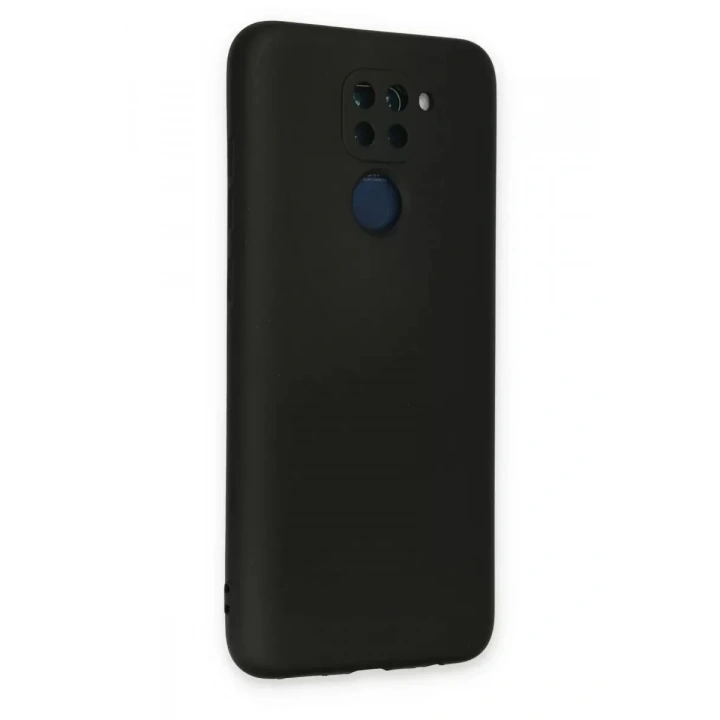 Mey İthalat®   Redmi Note 9 Kılıf Nano içi Kadife Silikon - Siyah