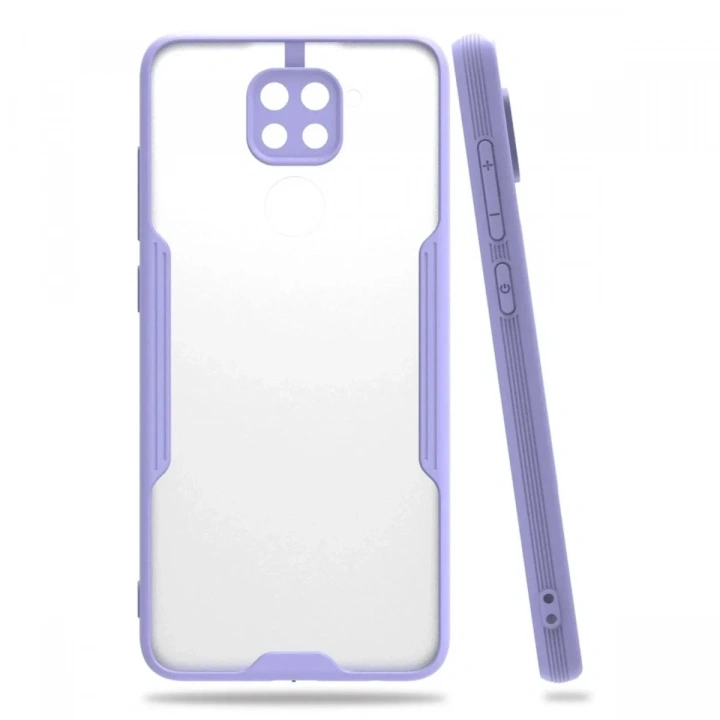 Mey İthalat®   Redmi Note 9 Kılıf Platin Silikon - Lila
