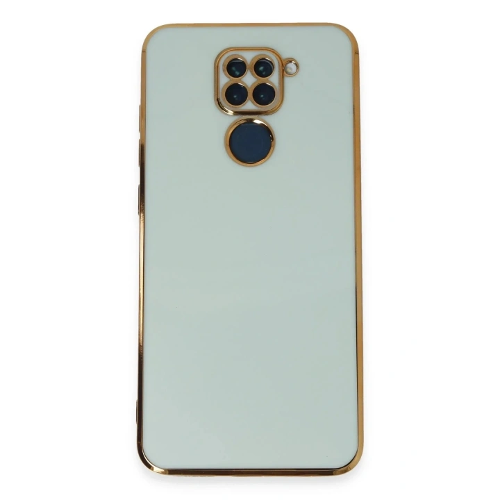 Mey İthalat®   Redmi Note 9 Kılıf Volet Silikon - Açık Yeşil