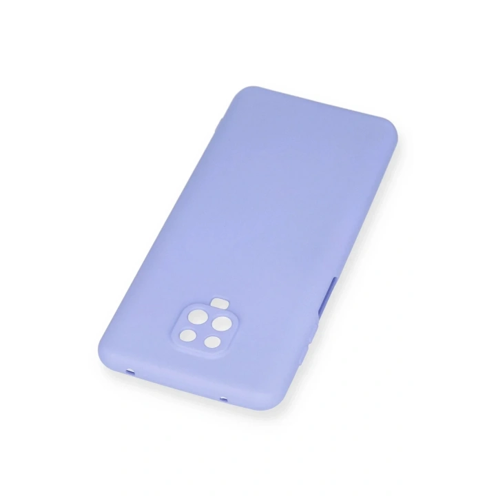 Mey İthalat®   Redmi Note 9 Pro Kılıf Nano içi Kadife Silikon - Lila