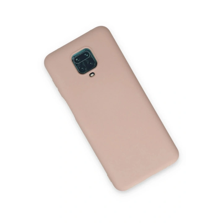 Mey İthalat®   Redmi Note 9 Pro Kılıf Nano içi Kadife Silikon - Pudra