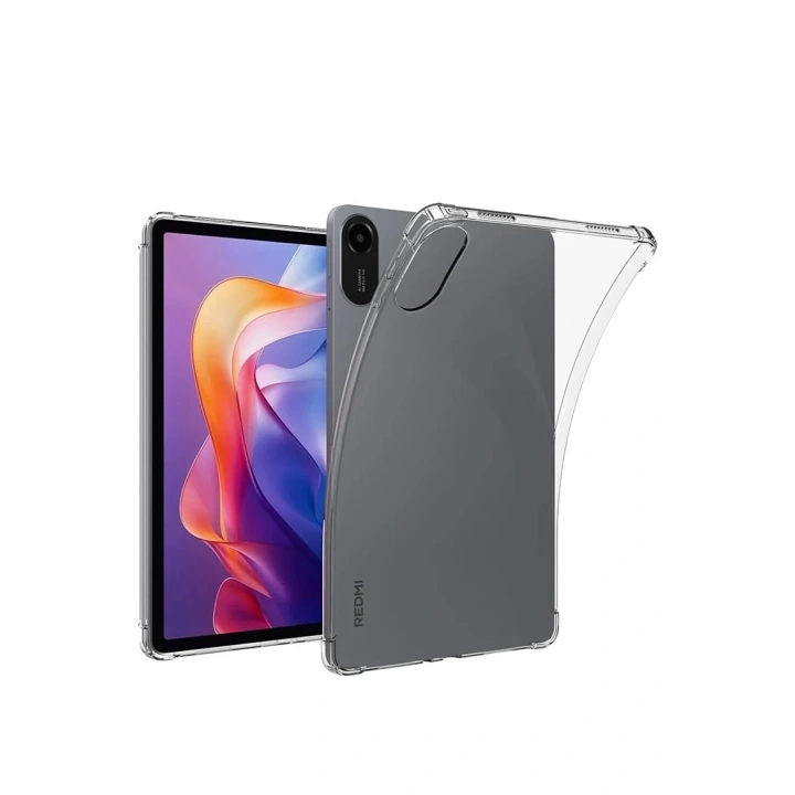 Mey İthalat®   Redmi Pad 2 Kılıf Anti Shock Tablet Silikon - Şeffaf